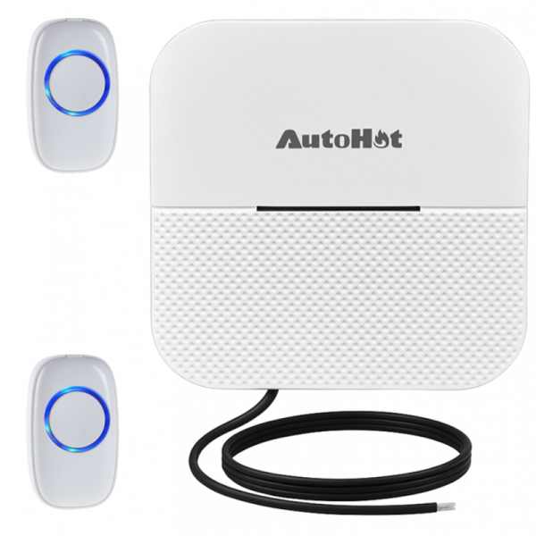 AutoHot_Wireless Receiver Kit for Tankless Water Heaters_WRK-100_Connected Wire Front Side Image