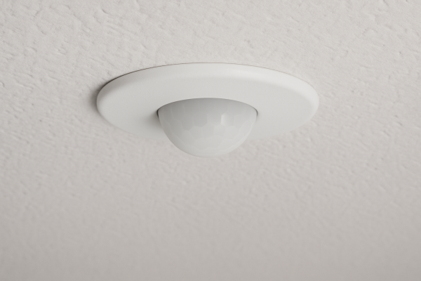 AutoHot_Hardwired Motion Sensor_Ceiling Mount_Installed